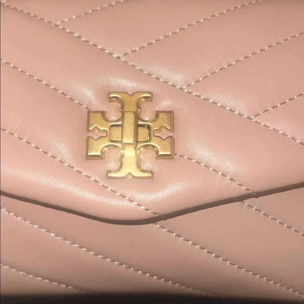 Tory Burch Blush Quilted Crossbody Bag
